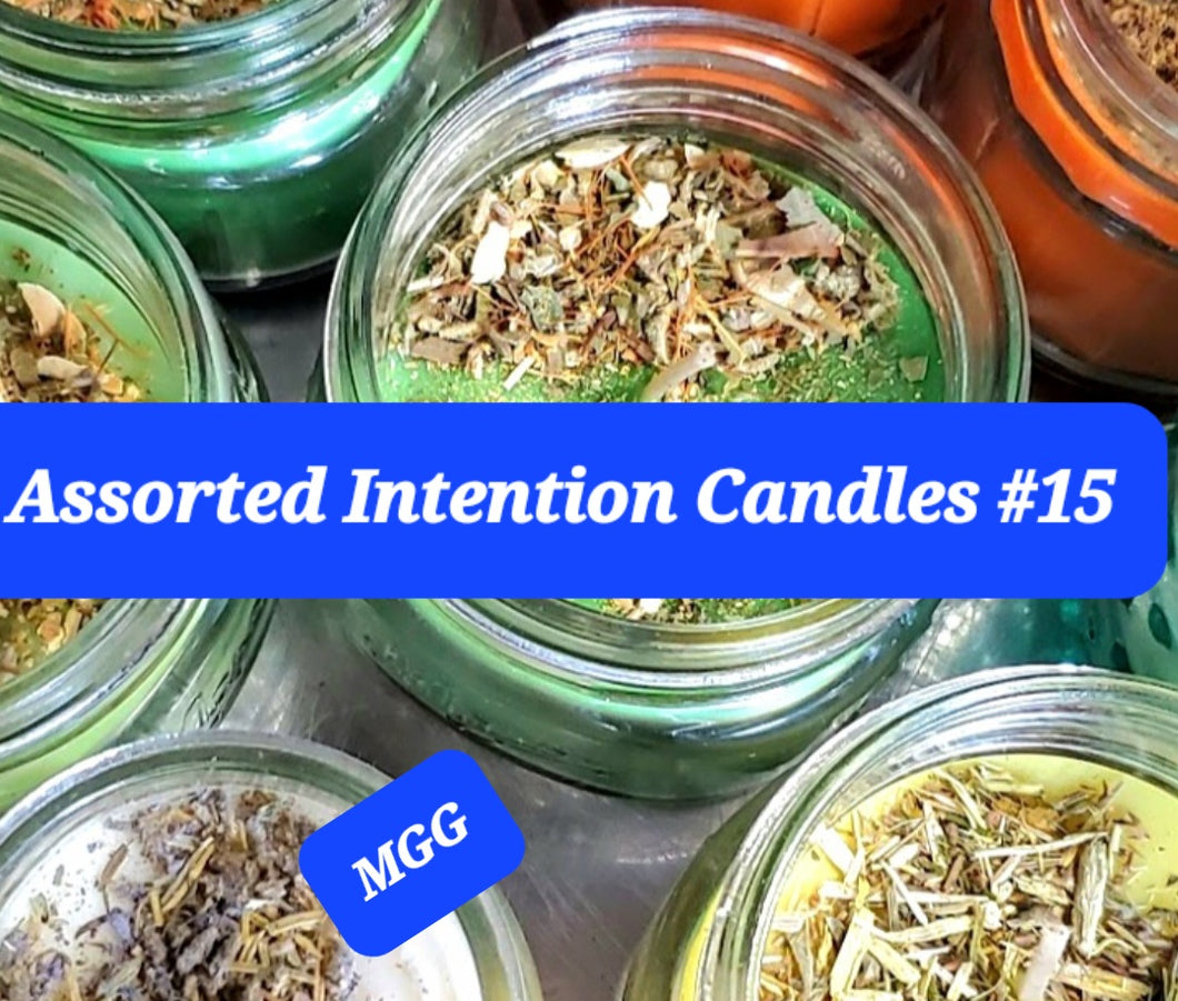 Jumbo Glass Intention Candles